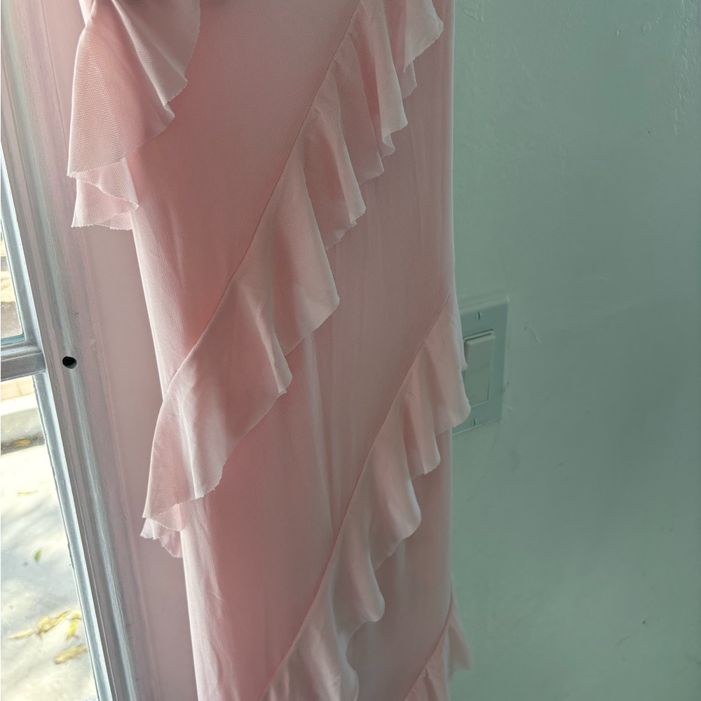 Pink Ruffled Dress - Picture 2 of 3